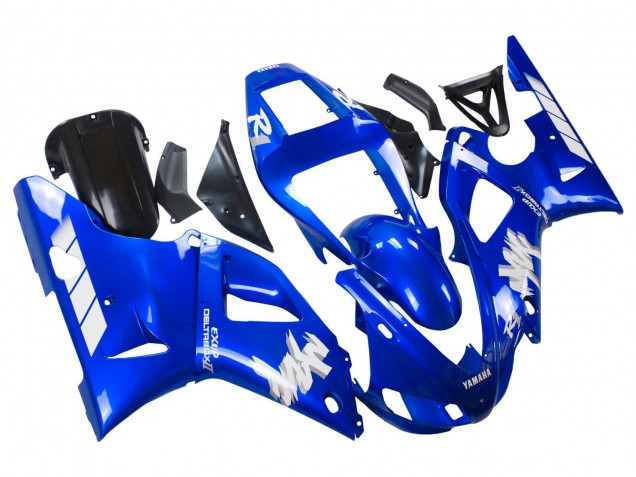 Billige Yamaha YZF 1000 R1 Motorrad Verkleidung 1998-1999 - Blau Weiss
