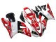Billige Yamaha YZF 1000 R1 Motorrad Verkleidung 1998-1999 - Rot Weiss Schwarz Gelb Monster Milwaukee MAXXIS 11