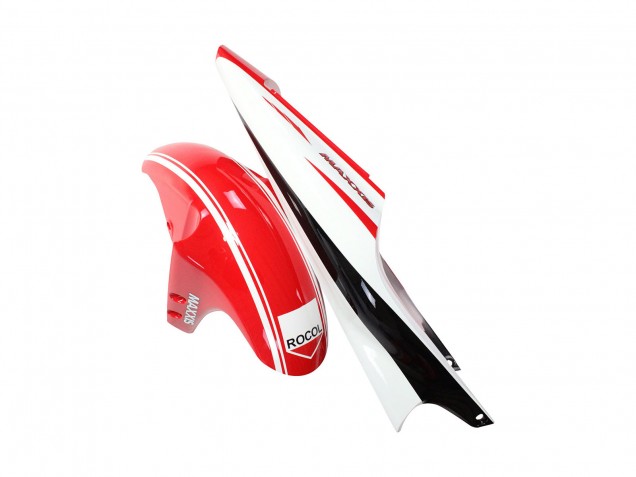 Billige Yamaha YZF 1000 R1 Motorrad Verkleidung 1998-1999 - Rot Weiss Schwarz Gelb Monster Milwaukee MAXXIS 11