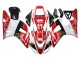 Billige Yamaha YZF 1000 R1 Motorrad Verkleidung 1998-1999 - Rot Weiss Schwarz Gelb Monster Milwaukee MAXXIS 11