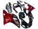 Billige Yamaha YZF 1000 R1 Motorrad Verkleidung 1998-1999 - Glanzendes Schwarz Rot