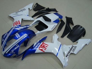 Billige Yamaha YZF R1 Motorrad Verkleidung 2002-2003 - Weiss Blau Rot Fiat