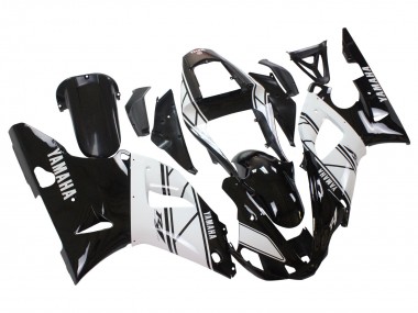 Billige Yamaha YZF 1000 R1 Motorrad Verkleidung 2000-2001 - Weiss Schwarz