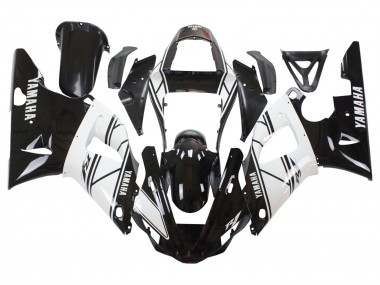 Billige Yamaha YZF 1000 R1 Motorrad Verkleidung 2000-2001 - Weiss Schwarz