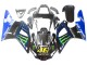 Billige Yamaha YZF 1000 R1 Motorrad Verkleidung 2000-2001 - Blau Schwarz Grun Monster Yamalube ENEOS 46