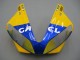 Billige Yamaha YZF 1000 R1 Motorrad Verkleidung 2000-2001 - Weiss Gelb Blau Motul Kamel