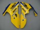 Billige Yamaha YZF 1000 R1 Motorrad Verkleidung 2000-2001 - Weiss Gelb Blau Motul Kamel