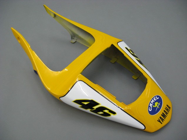 Billige Yamaha YZF 1000 R1 Motorrad Verkleidung 2000-2001 - Weiss Gelb Blau Motul Kamel
