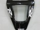 Billige Yamaha YZF 1000 R1 Motorrad Verkleidung 2000-2001 - Glanzendes Schwarz Weiss Aufkleber