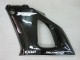 Billige Yamaha YZF 1000 R1 Motorrad Verkleidung 2000-2001 - Glanzendes Schwarz Weiss Aufkleber