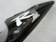 Billige Yamaha YZF 1000 R1 Motorrad Verkleidung 2000-2001 - Glanzendes Schwarz Weiss Aufkleber