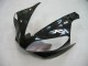 Billige Yamaha YZF 1000 R1 Motorrad Verkleidung 2000-2001 - Glanzendes Schwarz Weiss Aufkleber