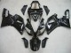Billige Yamaha YZF 1000 R1 Motorrad Verkleidung 2000-2001 - Glanzendes Schwarz Weiss Aufkleber
