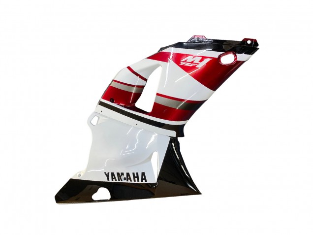 Billige Yamaha YZF 1000 R1 Motorrad Verkleidung 2000-2001 - Rot Weiss Glanzendes Schwarz