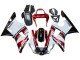 Billige Yamaha YZF 1000 R1 Motorrad Verkleidung 2000-2001 - Rot Weiss Glanzendes Schwarz