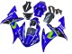 Billige Yamaha YZF 1000 R1 Motorrad Verkleidung 2002-2003 - Blau Schwarz Grun MoviStar ENEOS Monster
