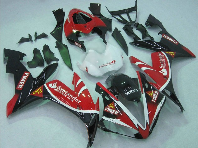 Billige Yamaha YZF 1000 R1 Motorrad Verkleidung 2004-2006 - Rot Weiss Schwarz Grun Volvo Jika Fimer Santunder