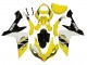 Billige Yamaha YZF 1000 R1 Motorrad Verkleidung 2007-2008 - Gelb Weiss Schwarz