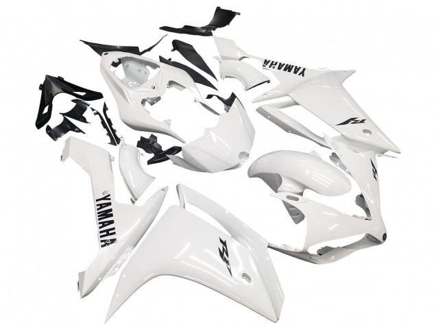 Billige Yamaha YZF 1000 R1 Motorrad Verkleidung 2007-2008 - Weiss Schwarz