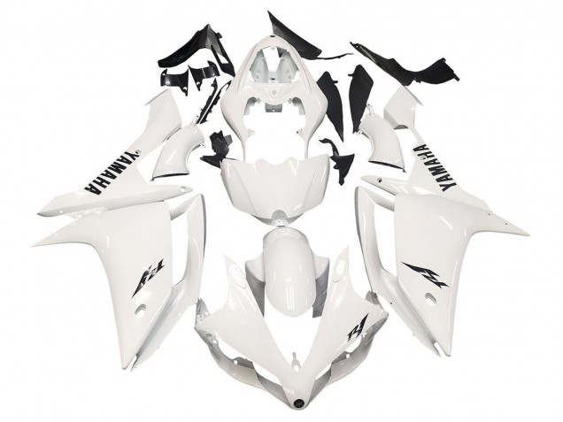 Billige Yamaha YZF 1000 R1 Motorrad Verkleidung 2007-2008 - Weiss Schwarz