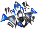 Billige Yamaha YZF 1000 R1 Motorrad Verkleidung 2012-2014 - Blau Glanzendes Schwarz