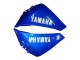 Billige Yamaha YZF 1000 R1 Motorrad Verkleidung 2012-2014 - Blau Glanzendes Schwarz