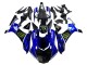 Billige Yamaha YZF 1000 R1 Motorrad Verkleidung 2015-2019 - Blau Glanzendes Schwarz Grun Monster