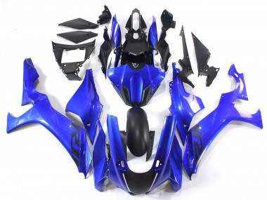 Billige Yamaha YZF 1000 R1 Motorrad Verkleidung 2020-2025 - Blau Matt Schwarz
