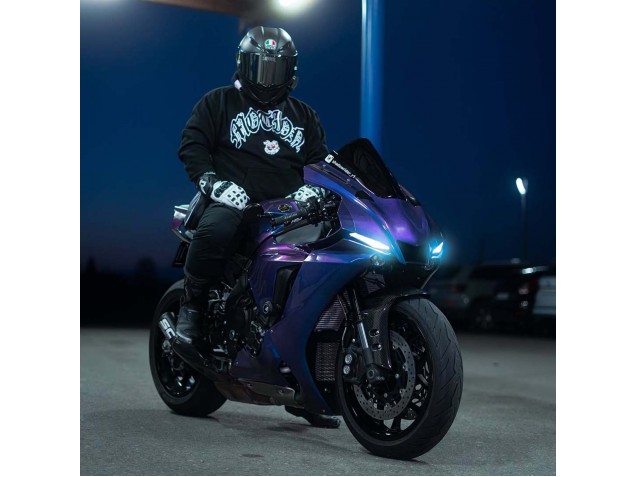 Billige Yamaha YZF 1000 R1 Motorrad Verkleidung 2020-2025 - Gradient Blau Lila