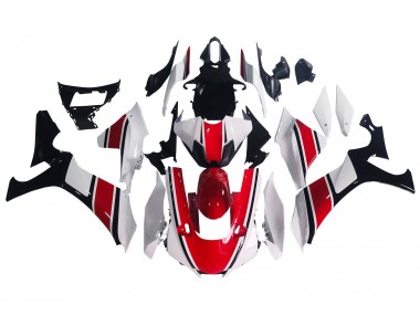 Billige Yamaha YZF 1000 R1 Motorrad Verkleidung 2020-2025 - Weiss Rot Glanzendes Schwarz
