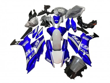 Billige Yamaha YZF 1000 R1 Motorrad Verkleidung 2020-2025 - Weiss Blau Glanzendes Schwarz GYTR Yamalube