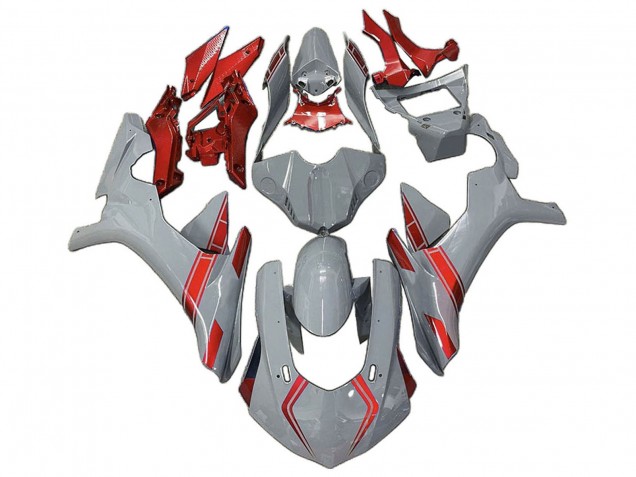 Billige Yamaha YZF 1000 R1 Motorrad Verkleidung 2020-2025 - Nardo Grau Rot