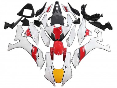 Billige Yamaha YZF 1000 R1 Motorrad Verkleidung 2020-2025 - Weiss Rot Gelb