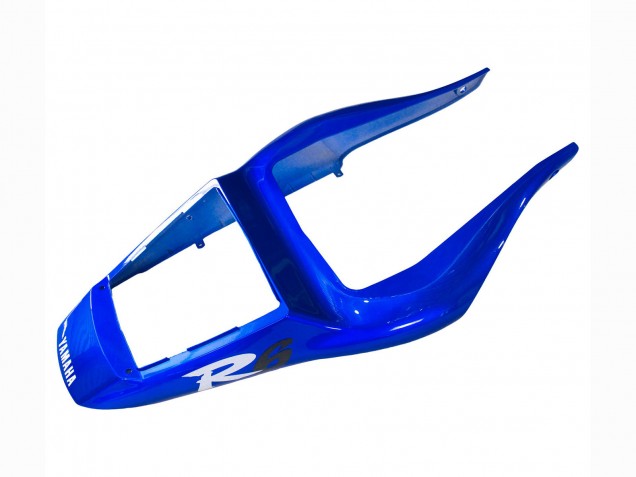 Billige Yamaha YZF 600 R6 Motorrad Verkleidung 1998-2002 - Weiss Blau Glanzendes Schwarz