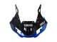 Billige Yamaha YZF 600 R6 Motorrad Verkleidung 1998-2002 - Weiss Blau Glanzendes Schwarz