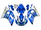 Billige Yamaha YZF 600 R6 Motorrad Verkleidung 1998-2002 - Weiss Blau Neon Gelb Fiat Motul Michelin