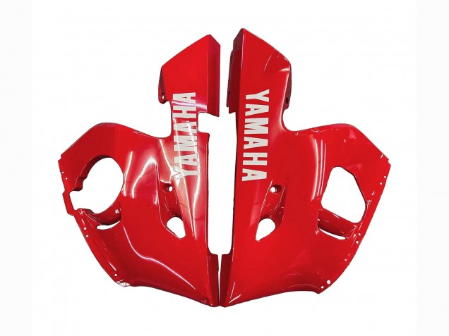 Billige Yamaha YZF 600 R6 Motorrad Verkleidung 1998-2002 - Rot Weiss Glanzendes Schwarz
