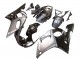 Billige Yamaha YZF 600 R6 Motorrad Verkleidung 1998-2002 - Silber Glanzendes Schwarz