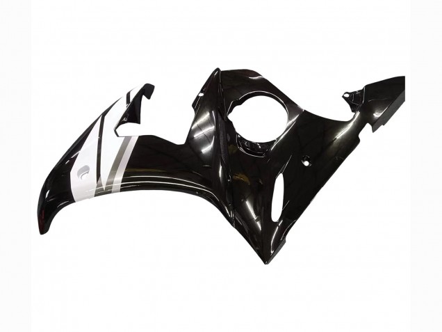 Billige Yamaha YZF R6 Motorrad Verkleidung 2003-2004 - Rot Weiss Glanzendes Schwarz