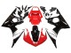 Billige Yamaha YZF R6 Motorrad Verkleidung 2003-2004 - Rot Weiss Glanzendes Schwarz