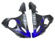 Billige Yamaha YZF R6 Motorrad Verkleidung 2003-2004 - Blau Glanzendes Schwarz