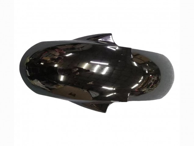 Billige Yamaha YZF R6 Motorrad Verkleidung 2003-2004 - Glanzendes Schwarz Matt Schwarz Weiss Aufkleber