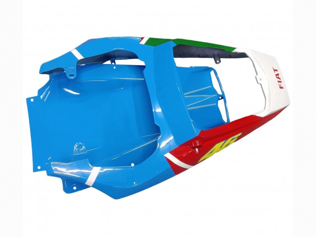 Billige Yamaha YZF R6 Motorrad Verkleidung 2003-2004 - Weiss Blau Grun Rot Kastinee Dunlop Motul