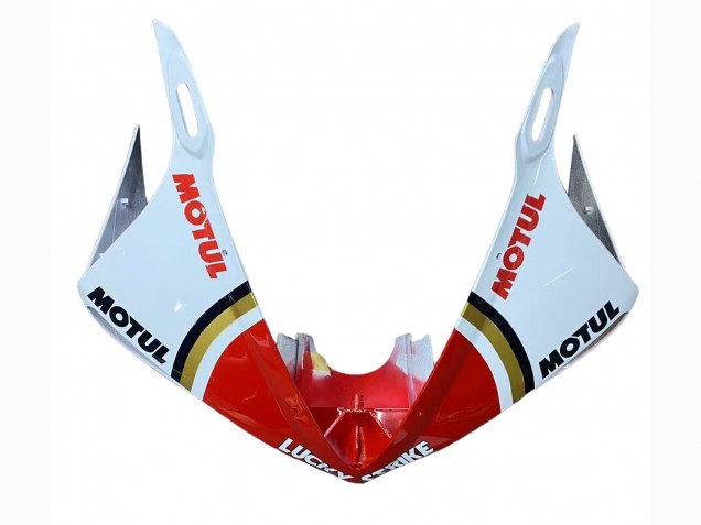 Billige Yamaha YZF R6 Motorrad Verkleidung 2003-2004 - Weiss Rot Lucky Strike Motul