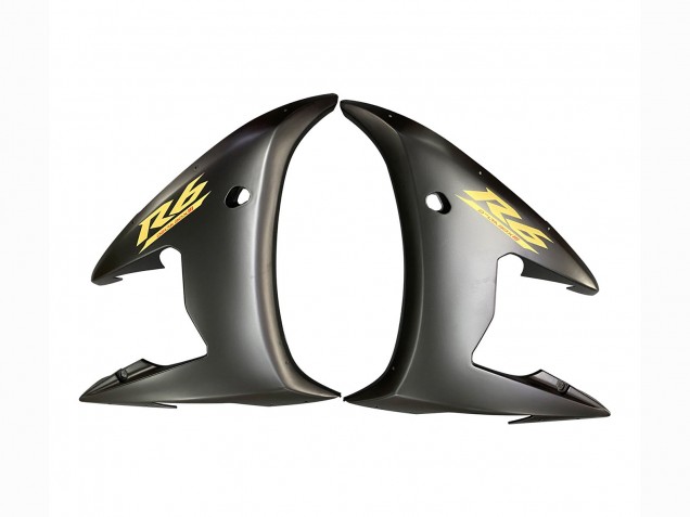 Billige Yamaha YZF R6 Motorrad Verkleidung 2003-2004 - Glanzendes Schwarz Matt Schwarz Gold Aufkleber