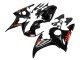 Billige Yamaha YZF R6 Motorrad Verkleidung 2003-2004 - Glanzendes Schwarz Rot