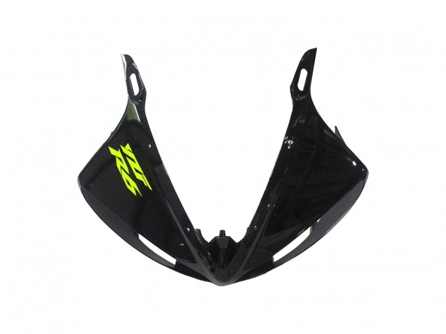 Billige Yamaha YZF R6 Motorrad Verkleidung 2003-2004 - Glanzendes Schwarz Neon Gelb
