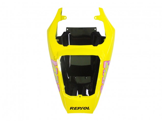 Billige Yamaha YZF R6 Motorrad Verkleidung 2003-2004 - Gelb Rosa Glanzendes Schwarz Rossi Repsol 46