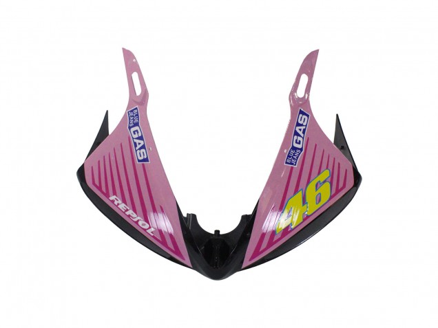 Billige Yamaha YZF R6S Motorrad Verkleidung 2006-2009 - Gelb Rosa Glanzendes Schwarz Rossi Repsol 46