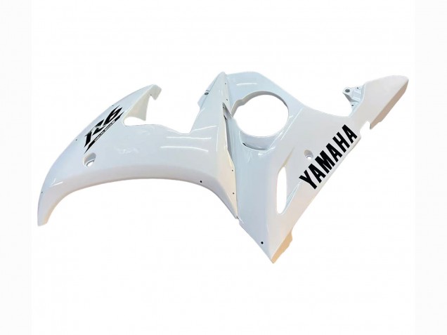 Billige Yamaha YZF R6 Motorrad Verkleidung 2003-2004 - Weiss Schwarz Aufkleber